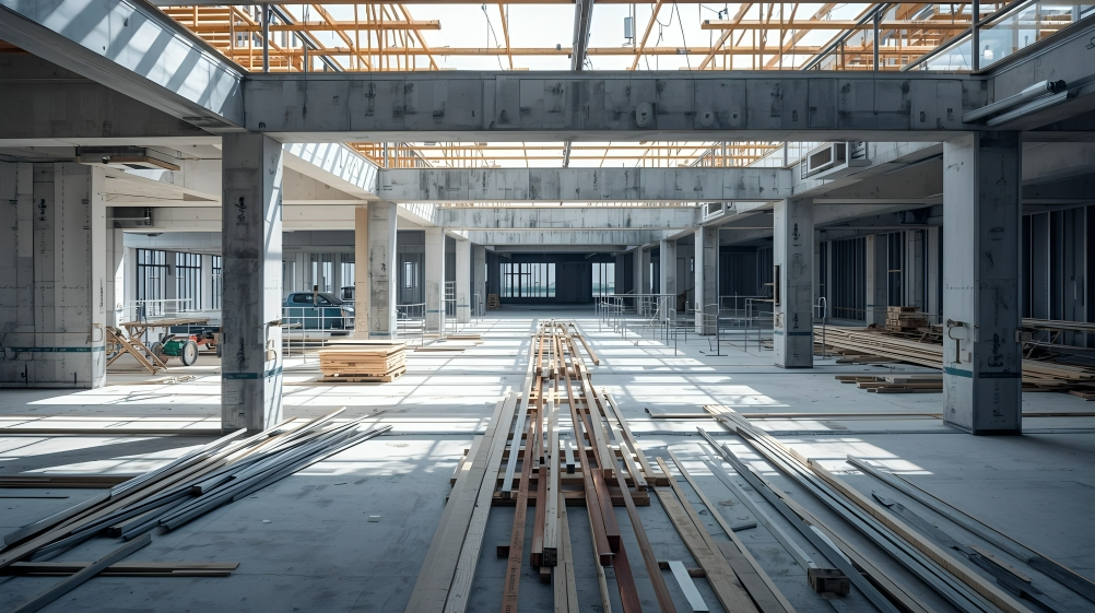 New construction project showcasing modern design, quality materials, and advanced building techniques.